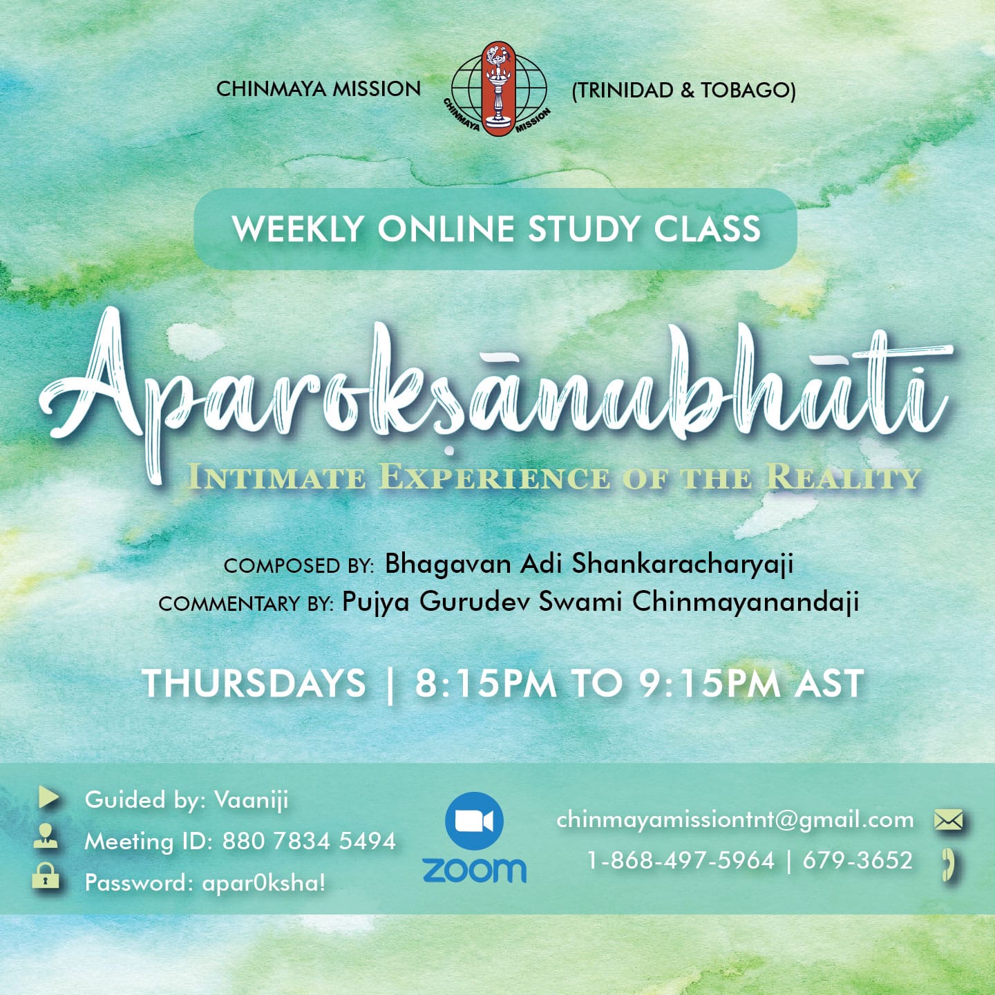 Aparokashanubhuti Study Class